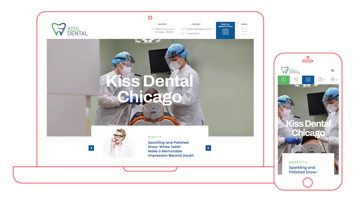 kiss-dental-website-design